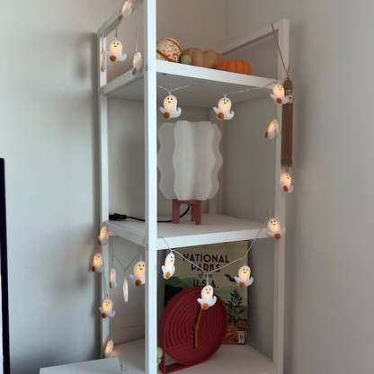 👻Ghost Pumpkin String Lights | Lovely Halloween party